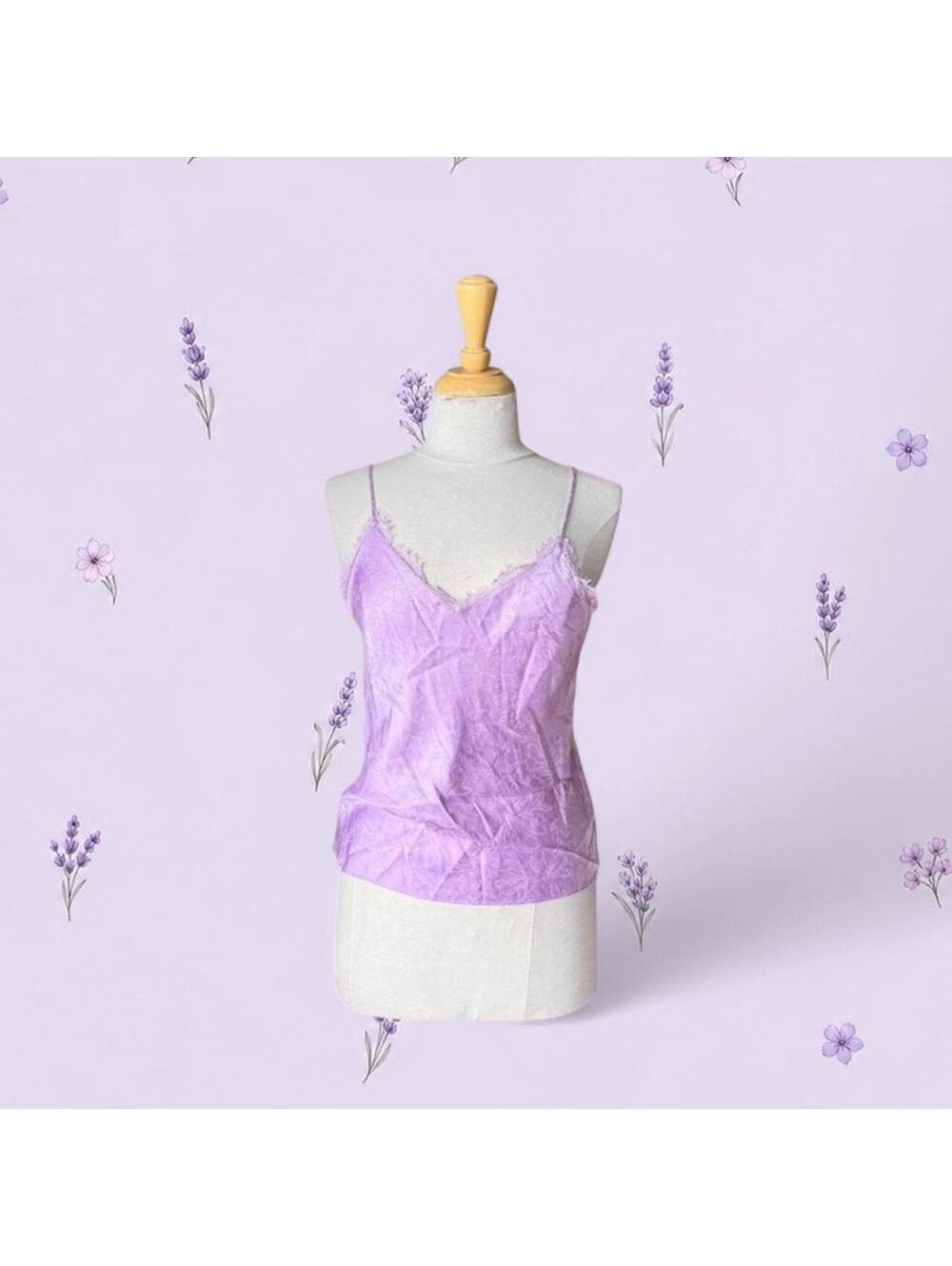 Victoria’s Secret purple lace cami